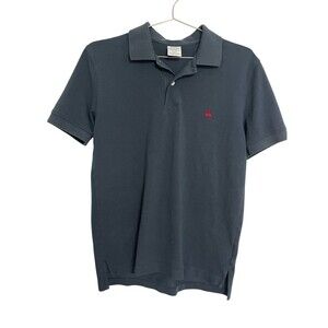 Brooks Brothers Navy Blue Polo Shirt Men’s Size M - 100% Cotton Pique Sport Golf